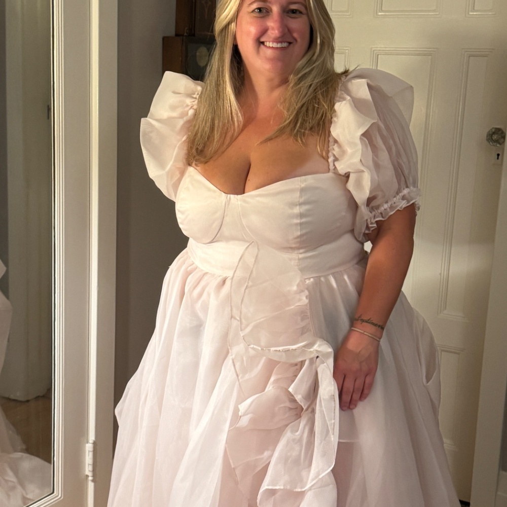 NWT - Selkie - Bloom Bridal Gown - Blush Pink - Picture 2 of 4